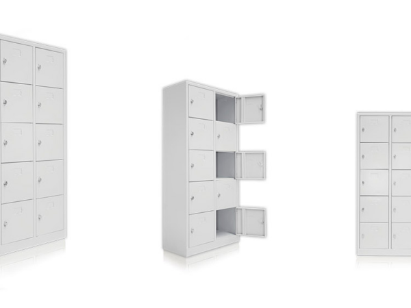 10 Gözlü Emanet Dolabı - Plastik Kasa