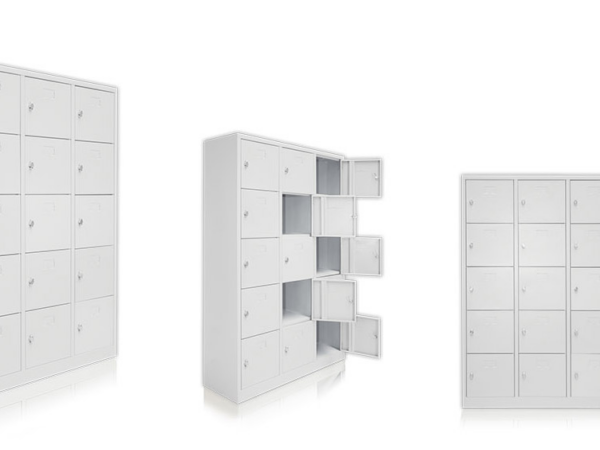 15 Gözlü Emanet Dolabı - Plastik Kasa