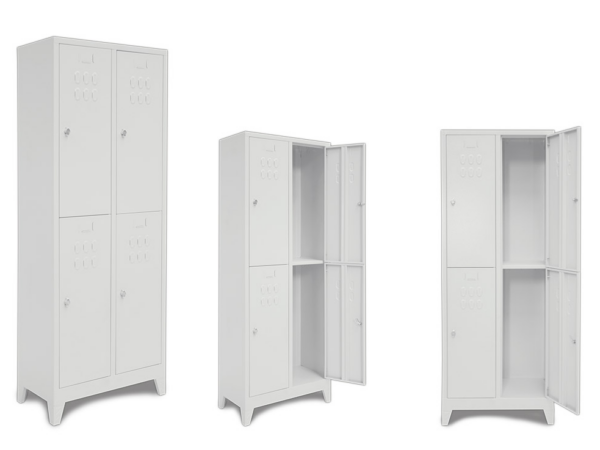 4lü Soyunma Dolabı - Plastik Kasa
