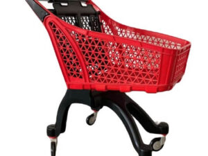 S-PM-006 100 LT Ahtapot Ayak Plastik Market Arabası