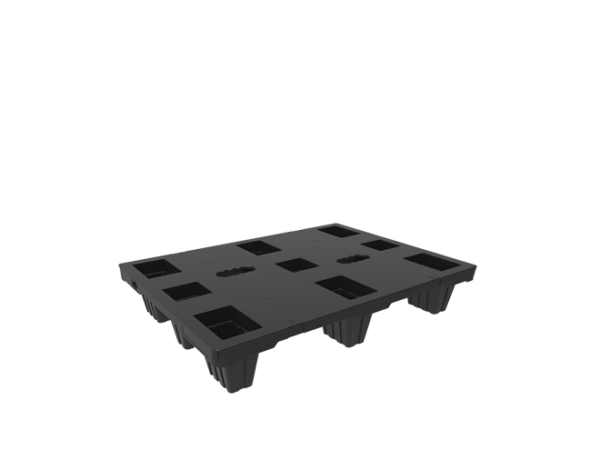 60×80 NSC 9 – İç İçe Geçebilen Plastik Palet - Plastik Kasa