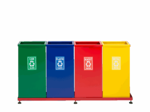 ÇK-1825 4’LÜ ATIK KOVASI