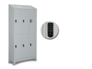 Şifreli 6lı Soyunma Dolabı