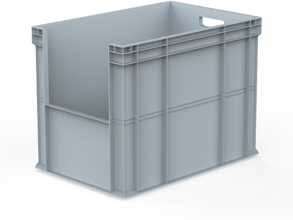 S-4645 AV ÖNÜ AÇIK KASA 400X600X450 - Plastik Kasa