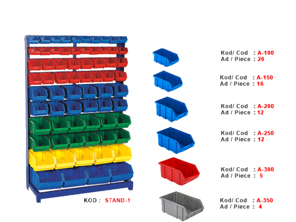 STAND-1 - Plastik Kasa