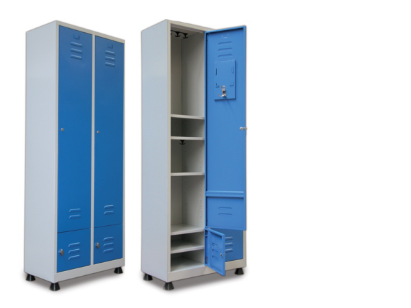 Özel 4 Kapaklı 2’li Soyunma Dolabı - Plastik Kasa