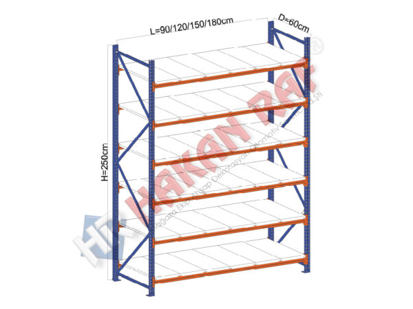 Midi Rack Raf Sistemleri - Plastik Kasa