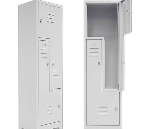 2li Z Tipi Soyunma Dolabı - Plastik Kasa